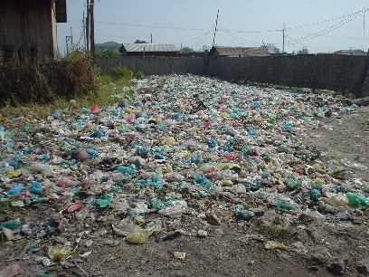マンダレーのゴミ集積所