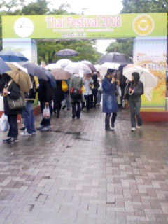 雨のタイフェスティバル2008